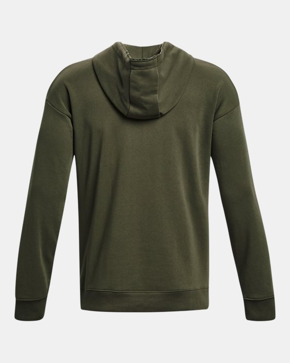 Men's Project Rock Heavyweight Terry Hoodie in Green image number 5